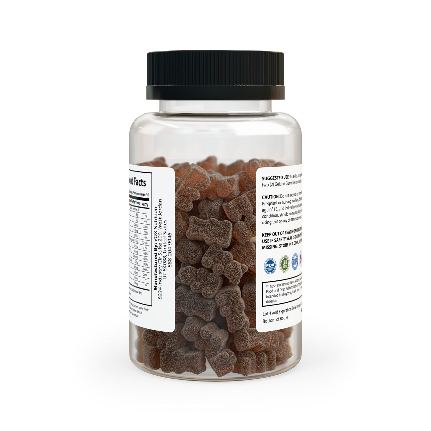 Traînier Multivitamin Gummies for Adults (60 Gummies)